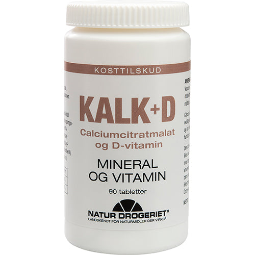 Köp Natur-Drogeriet Kalk+D 90 Tabletter - Mecindo – Mecindo.se