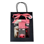 Økoladen Choklad Gourmet Presentpåse Rosa EKO M. 2 Chokladkakor & Dragee | 240 g