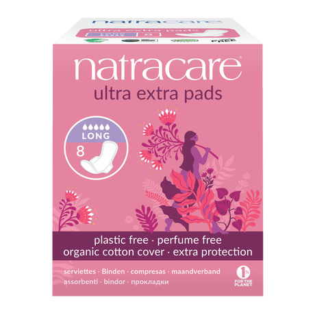 Natracare Ultra Bindor med vingar | Long