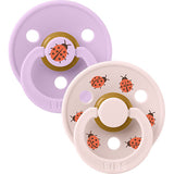 BIBS Colour size 2, 2 Pack Ladybug Violet Sky Mix