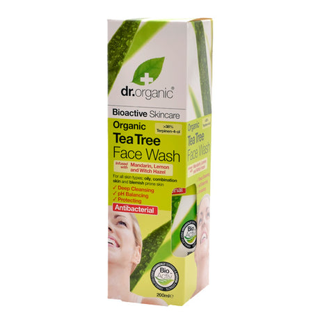 Dr Organic Tea Tree Face Wash