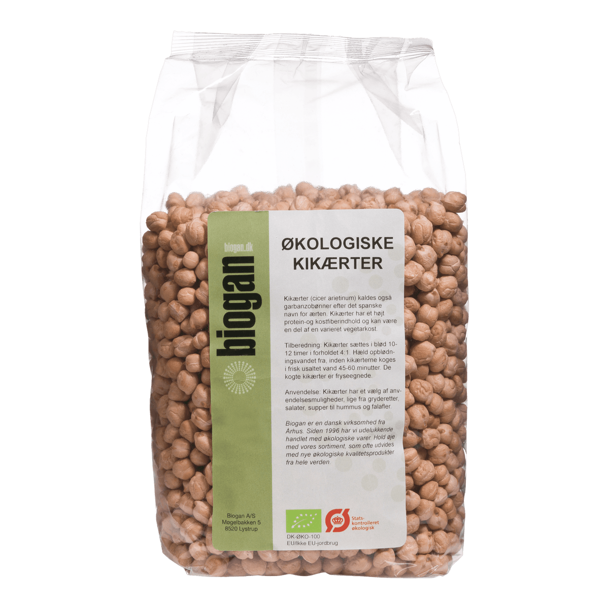 Biogan Kikärter Ekologisk | 1 kg