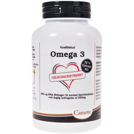 Camette Omega 3 Högkoncentrerat | 120 kapslar