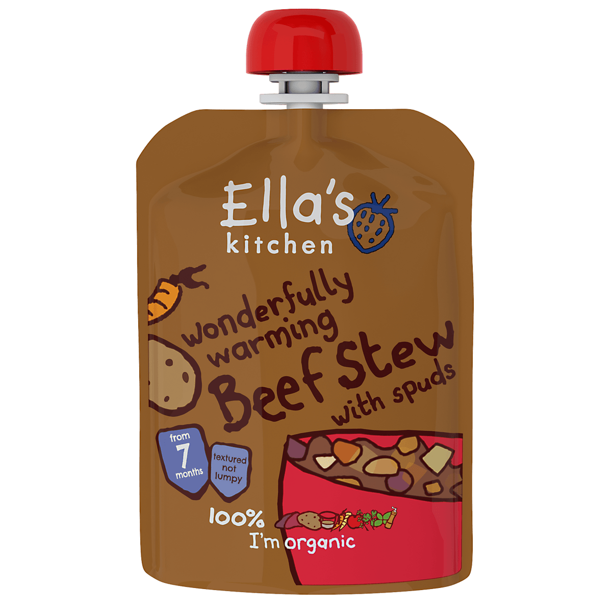 Ellas Kitchen Babymos 7 mån+ Beef Stew Ekologisk | 130 g