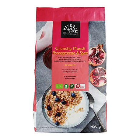 Crunchy Müsli Granatäpple & Dinkel Eko
