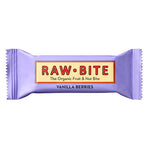 RawBite Glutenfri Bar Vanilla Berries EKO | 50 g
