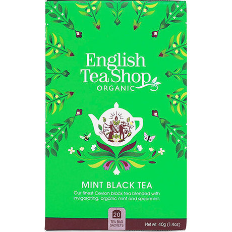 English Tea Shop Mynta Svart Te Eko | 20 påsar