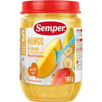 Semper Fruktpuré med mango & banan från 5 mån. | 190 g