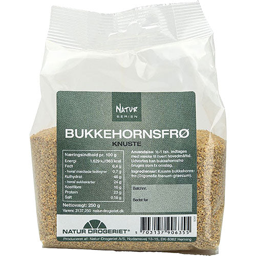 Bockhornsklöverfrön Krossade