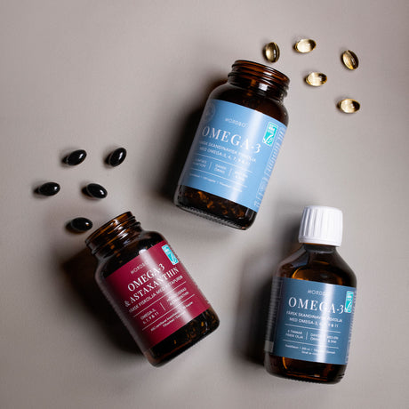 NORDBO Omega-3 & Astaxanthin | 90 kapslar