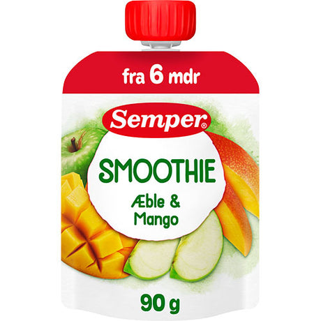 Semper Tropisk fruktsmoothie med mango & äpple från 6 mån. | 90 g