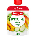 Semper Tropisk fruktsmoothie med mango & äpple från 6 mån. | 90 g