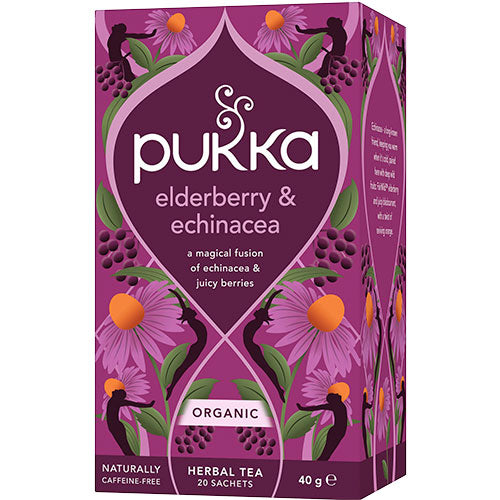 Pukka Fläder & Echinacea Te Eco | 20 påsar