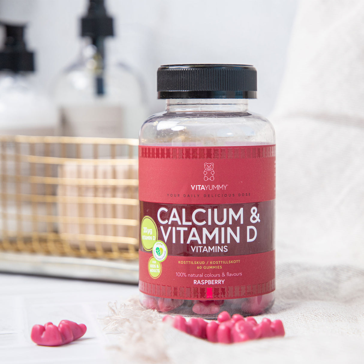 VitaYummy Calcium + Vitamin D | 60 vingummin