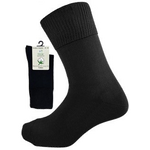 Kilde & Co. Cotton - Diabetic & Comfort Sock Svart | Str. 39-42