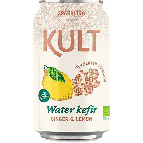 KULT Vattenkefir 33 cl | Ingefära & Citron