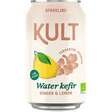 KULT Vattenkefir 33 cl | Ingefära & Citron