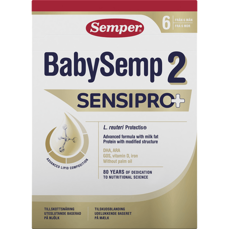 BabySemp 2 Sensipro+ syrnet tilskudsblanding fra 6 mdr
