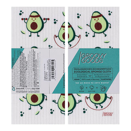 Disktrasa utan plast med avocado