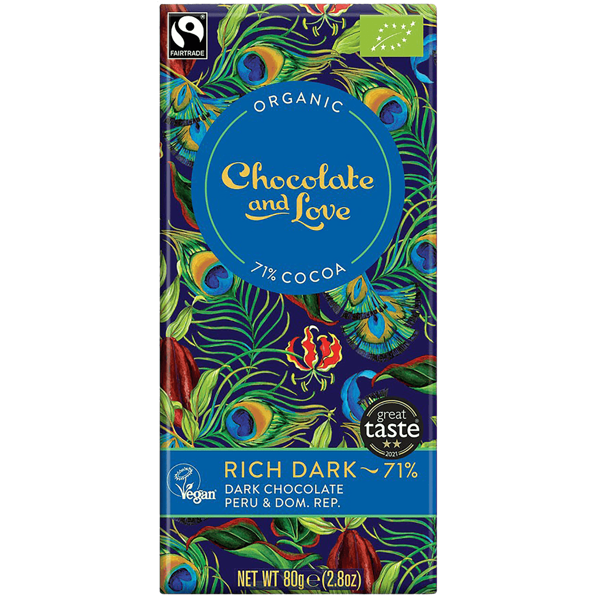 Choklad Rich Dark 71% Ekologisk från 