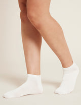 Bambu Strumpor Dam Vit Strlk. 34-40 Low Cut