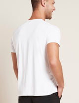 Bambu T-shirt Crewneck Herr Vit