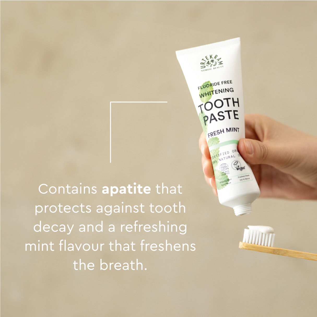 Urtekram Tandkräm Fresh Mint | 75 ml