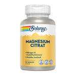 Solaray Magnesium Citrat | 90 kapslar