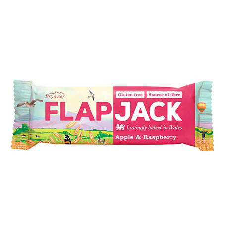 Brynmor Flapjack (80 gr) | Äpple och Hallon