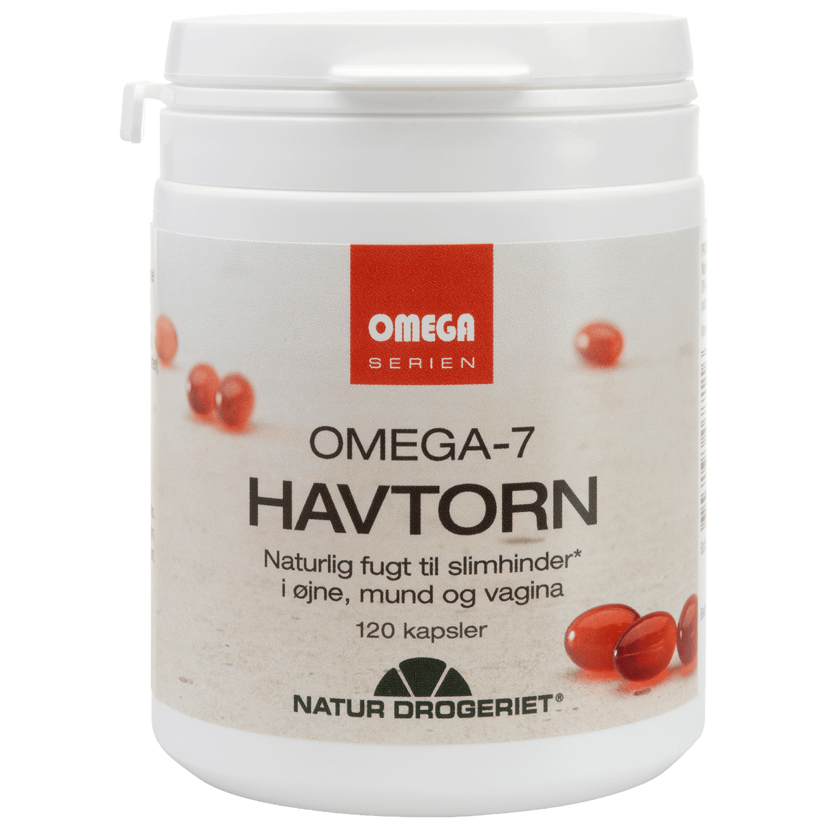 Natur-Drogeriet Havtorn Omega-7 | 120 kapslar