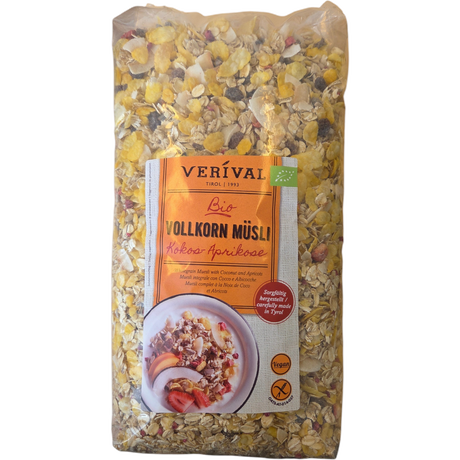 Verival Müsli - Kokos-Aprikos EKO Glutenfri | 1400 g