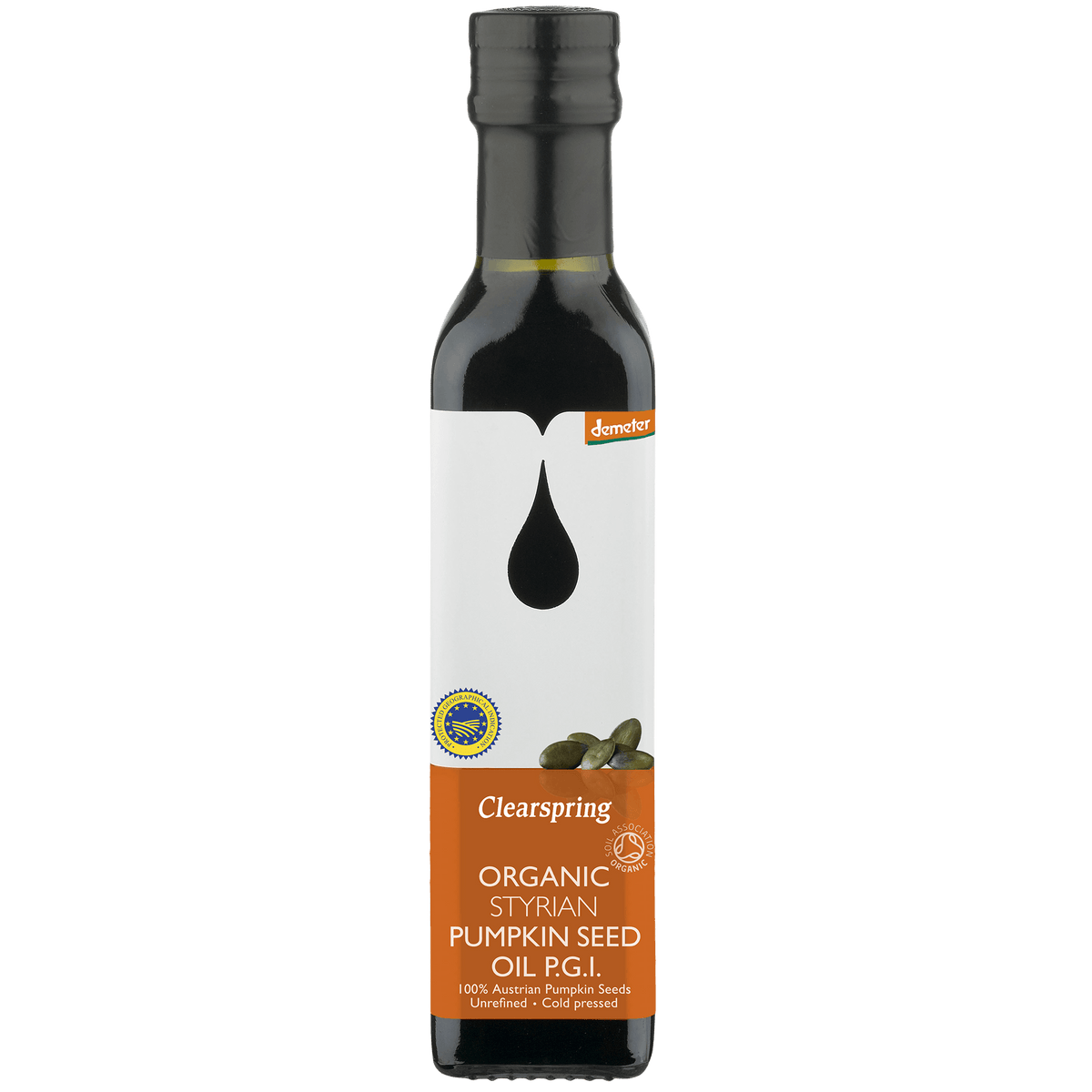 Clearspring Pumpakärnolja Rostad | 250 ml