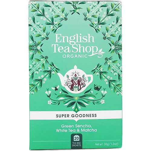 English Tea Shop Grön Sencha Vit Te & Matcha EKO | 20 påsar