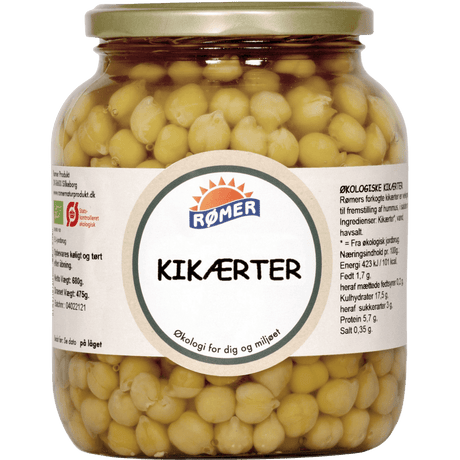 Rømer Kikärtor i Vatten Ekologisk | 660 g