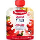 YOGO Smoothie med banan & jordgubbar från 6 mån.