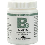 B3 Niacin Nikotinsyre 9 Mg