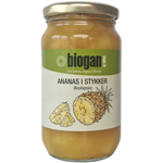 Biogan Ananas i Bitar Ekologisk | 340 g