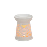 Doftlampa Blomma Vit H: 13 Cm / B: 10 Cm