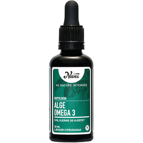 Alge Omega 3 droppar med citrussmak