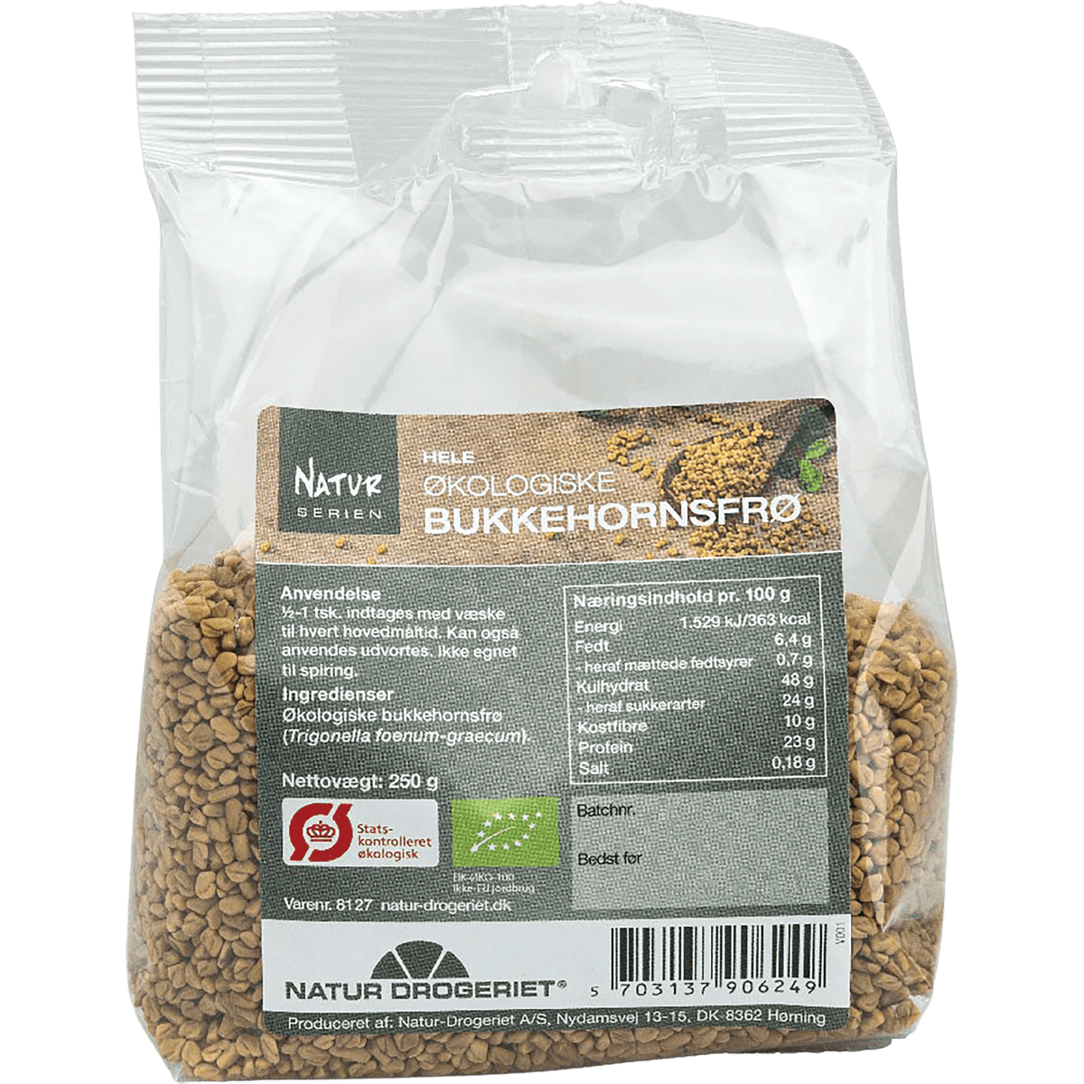 Natur-Drogeriet Bockhornsklöverfrö Hela Ekologisk | 250 g