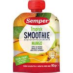 Semper Tropisk fruktsmoothie med mango & äpple från 6 mån. | 90 g
