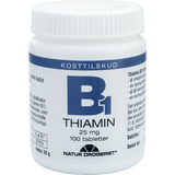 Natur-Drogeriet Vitamin B1 25 Mg | 100 tabletter