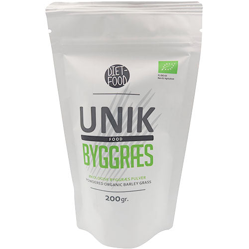 Unikfood Byggräspulver Ø | 200 g