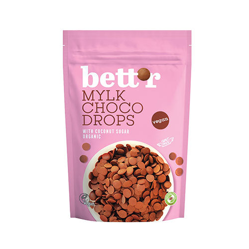 Chokladknappar Pink Vegan Ø M. Frysförvällda Jordgubbar