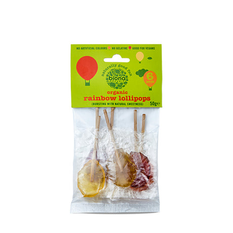 Organic Regnbågsslickpinnar Eko