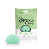 Konjak Sponge Grön Normal Till Fet Hy