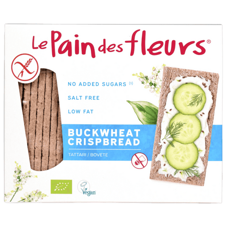 Le pain des fleurs Knäckebröd Bovete Glutenfritt Ekologisk | 150 g