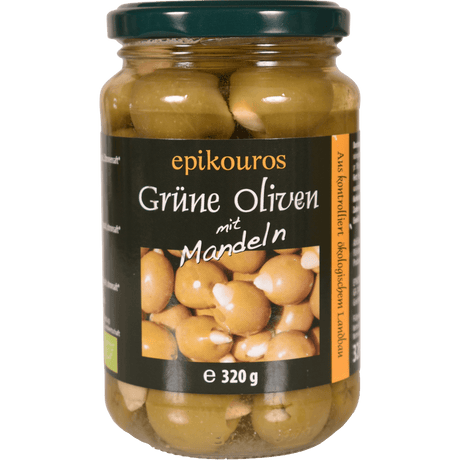 Rømer Oliver Gröna med Mandlar Grekisk Ekologisk | 320 g