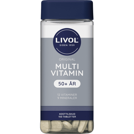 Livol Multivitamin 50+ | 150 tabletter