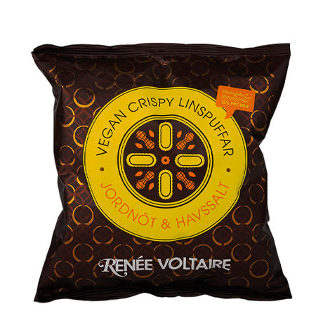 Crispy Linspuffar Jordnöt & Havssalt EKO Vegan